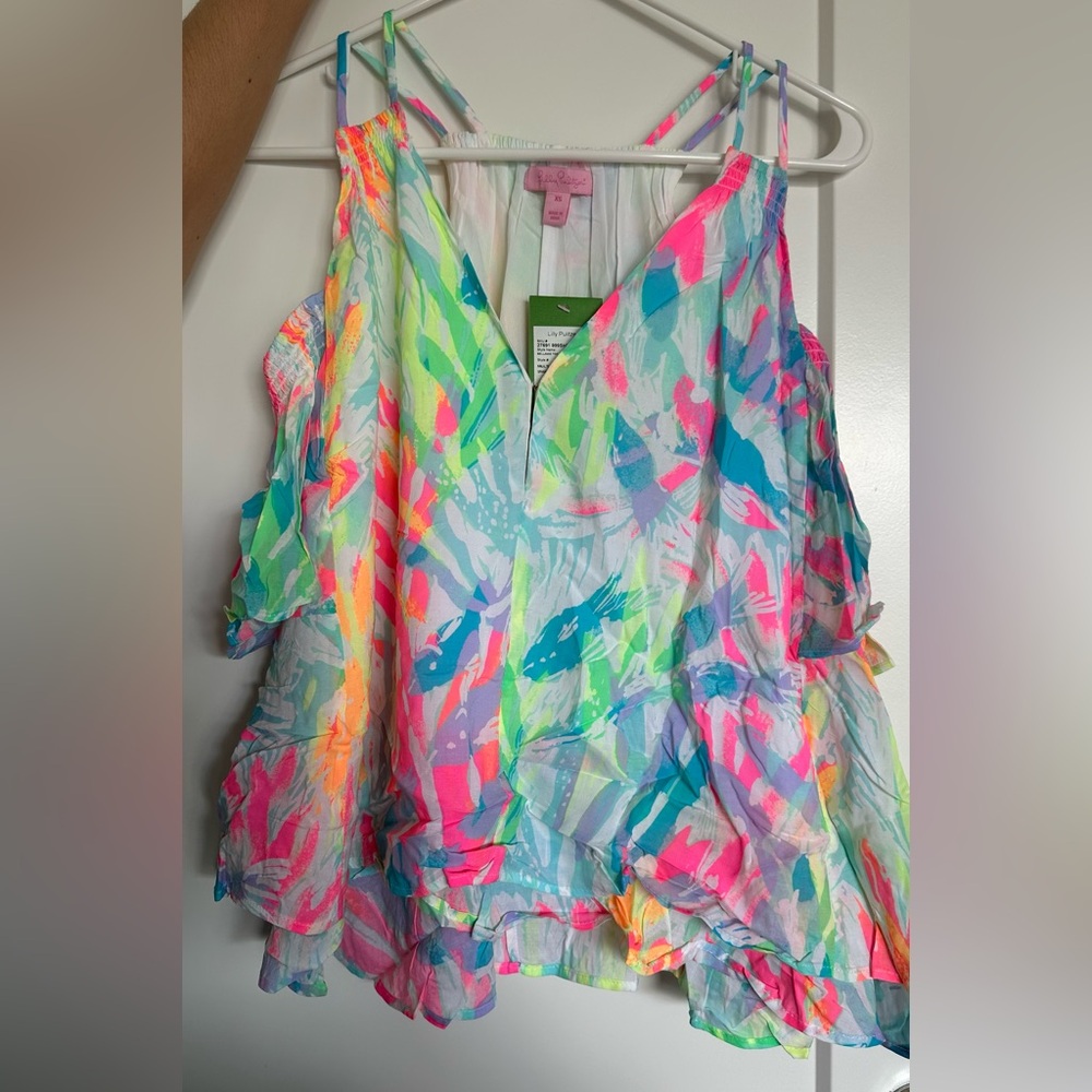 Lilly Pulitzer Bellamie Top- Sparkling Sands